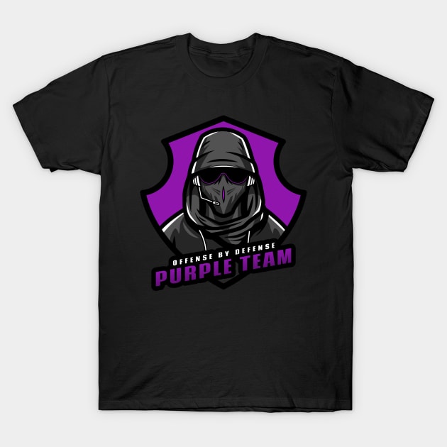 Purple Team | Hacker Design T-Shirt by leo-jess